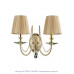 Оформить заказ Бра Crystal Lux VICTORIA AP2 GOLD/AMBER| VIVID-LIGHT.RU