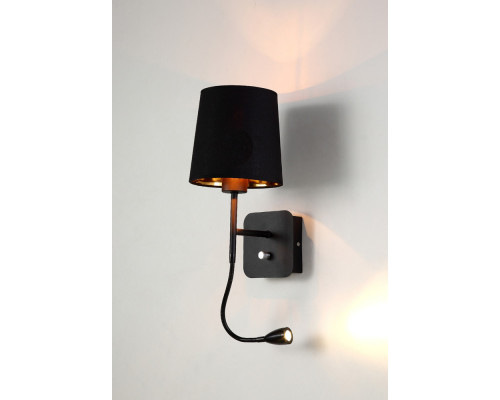 Заказать Бра Crystal Lux PABLO AP2 BLACK/BLACK-GOLD| VIVID-LIGHT.RU