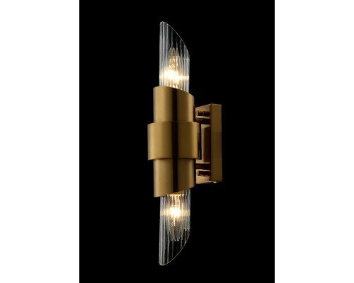 Заказать Бра Crystal Lux JUSTO AP2 BRASS| VIVID-LIGHT.RU