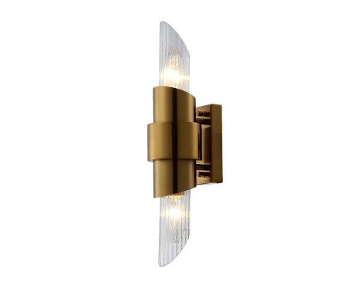 Заказать Бра Crystal Lux JUSTO AP2 BRASS| VIVID-LIGHT.RU