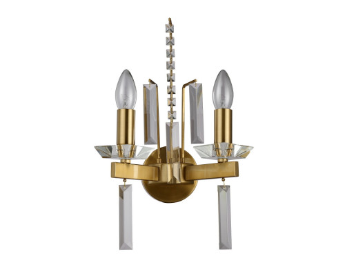 Заказать Бра Crystal Lux MARRON AP2 BRASS| VIVID-LIGHT.RU