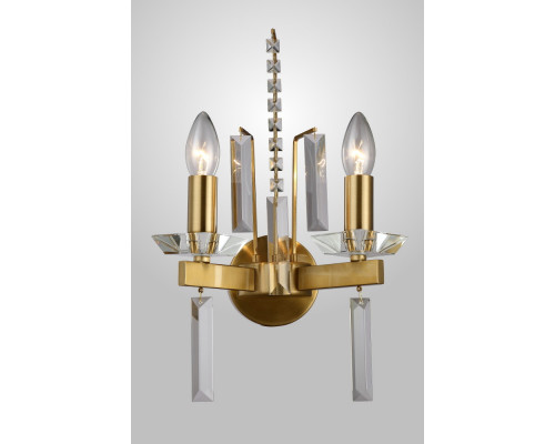 Заказать Бра Crystal Lux MARRON AP2 BRASS| VIVID-LIGHT.RU