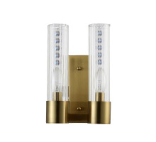 Бра Crystal Lux OTONO AP2 BRASS/TRANSPARENTE