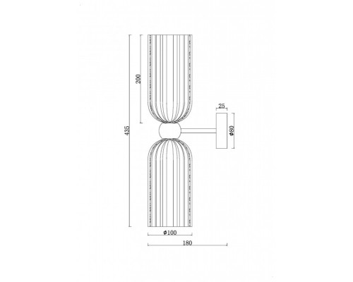Заказать Бра Maytoni MOD302WL-02CG| VIVID-LIGHT.RU
