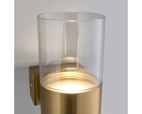 Купить Бра Eurosvet 40021/1 LED латунь/прозрачный| VIVID-LIGHT.RU