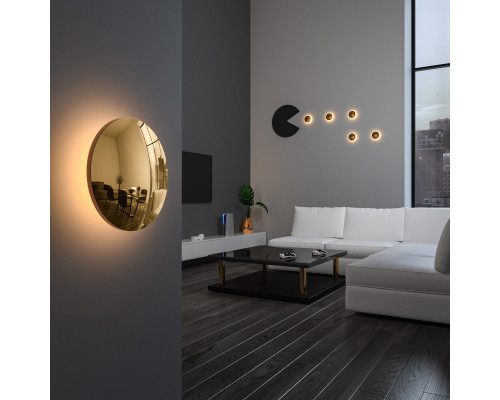 Купить Бра Elektrostandard Mini Disc золото (MRL LED 1126)| VIVID-LIGHT.RU