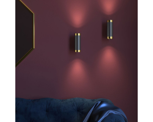 Заказать Бра Elektrostandard Poli MRL 1016 черный/золото| VIVID-LIGHT.RU