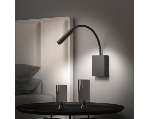 Купить Бра Elektrostandard KNOB 40118/LED черный| VIVID-LIGHT.RU