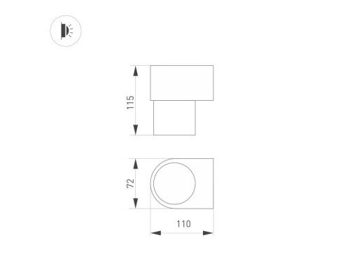 Купить Бра Arlight 033582| VIVID-LIGHT.RU