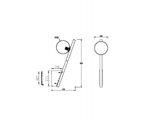 Заказать Бра Maytoni MOD175WL-01B| VIVID-LIGHT.RU