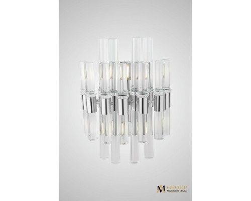 Сделать заказ Бра AM Group ADRIAN AP2 CH| VIVID-LIGHT.RU