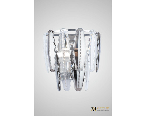 Оформить заказ Бра AM Group ALONSO AP2 CH| VIVID-LIGHT.RU