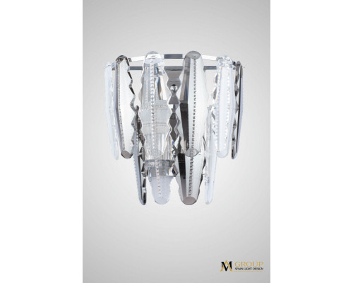 Оформить заказ Бра AM Group ALONSO AP2 CH| VIVID-LIGHT.RU