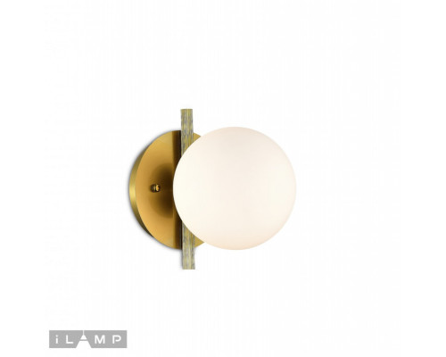 Купить Бра iLamp W2134-1 BR| VIVID-LIGHT.RU