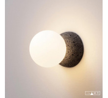 Бра iLamp 10695W/1-D100 BK-WH