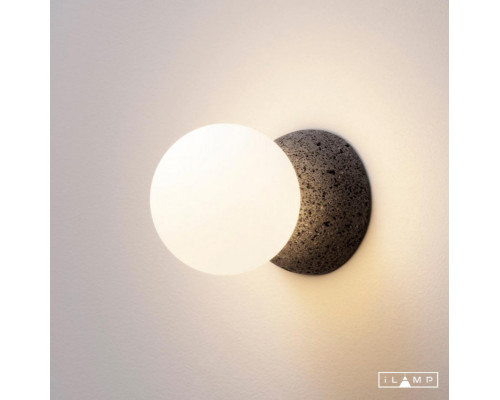 Оформить заказ Бра iLamp 10695W/1-D100 BK-WH| VIVID-LIGHT.RU