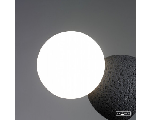 Оформить заказ Бра iLamp 10695W/1-D100 BK-WH| VIVID-LIGHT.RU