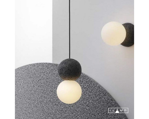 Оформить заказ Бра iLamp 10695W/1-D100 BK-WH| VIVID-LIGHT.RU