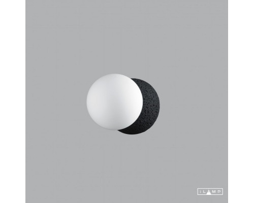Оформить заказ Бра iLamp 10695W/1-D100 BK-WH| VIVID-LIGHT.RU