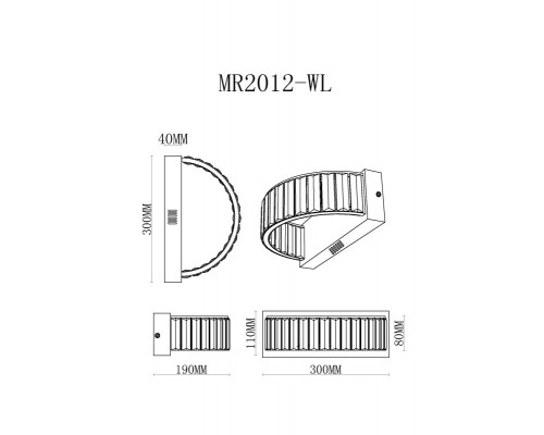 Сделать заказ Бра MyFar MR2012-WL| VIVID-LIGHT.RU