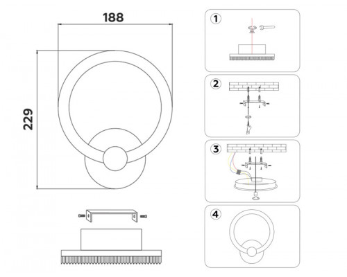Заказать Бра Ambrella Light FA3849| VIVID-LIGHT.RU