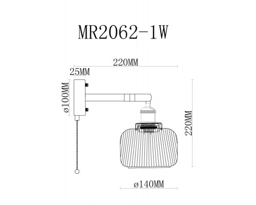 Купить Бра MyFar MR2062-1W| VIVID-LIGHT.RU
