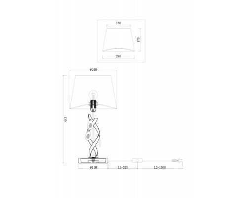 Оформить заказ Настольная лампа Freya FR2001TL-01G| VIVID-LIGHT.RU