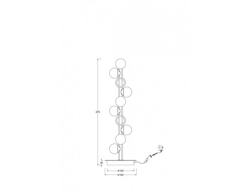 Заказать Настольная лампа Maytoni MOD081TL-L14G3K| VIVID-LIGHT.RU