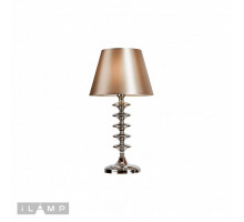 Настольная лампа iLamp T2406-1 Nickel