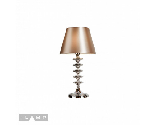 Купить Настольная лампа iLamp T2406-1 Nickel| VIVID-LIGHT.RU