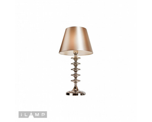 Купить Настольная лампа iLamp T2406-1 Nickel| VIVID-LIGHT.RU
