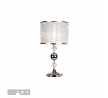Настольная лампа iLamp T2400-1 Nickel