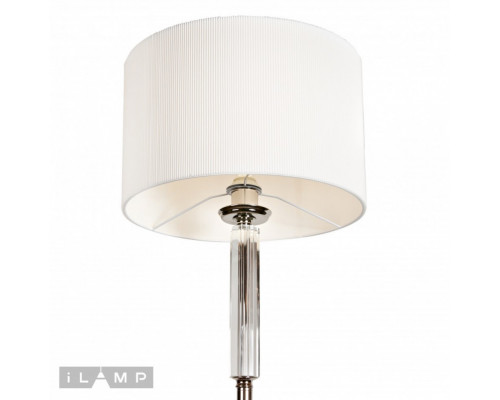 Заказать Настольная лампа iLamp T2404-1 Nickel| VIVID-LIGHT.RU
