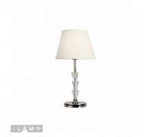 Настольная лампа iLamp T2424-1 Nickel