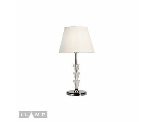 Оформить заказ Настольная лампа iLamp T2424-1 Nickel| VIVID-LIGHT.RU