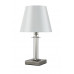 Заказать Настольная лампа Crystal Lux NICOLAS LG1 NICKEL/WHITE| VIVID-LIGHT.RU
