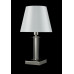 Заказать Настольная лампа Crystal Lux NICOLAS LG1 NICKEL/WHITE| VIVID-LIGHT.RU