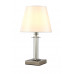 Заказать Настольная лампа Crystal Lux NICOLAS LG1 NICKEL/WHITE| VIVID-LIGHT.RU