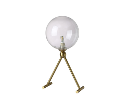 Купить Настольная лампа Crystal Lux ANDRES LG1 BRONZE/TRANSPARENTE| VIVID-LIGHT.RU