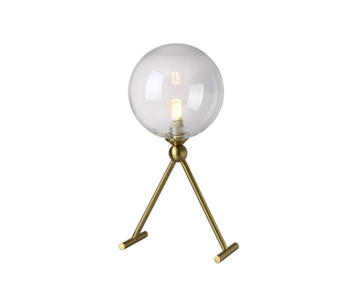 Купить Настольная лампа Crystal Lux ANDRES LG1 BRONZE/TRANSPARENTE| VIVID-LIGHT.RU