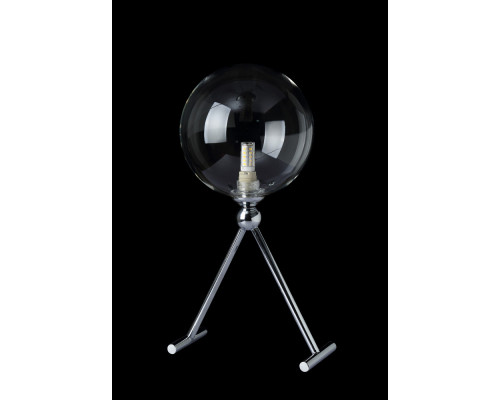 Оформить заказ Настольная лампа Crystal Lux FABRICIO LG1 CHROME/TRANSPARENTE| VIVID-LIGHT.RU