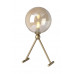 Купить Настольная лампа Crystal Lux FRANCISCA LG1 GOLD/COGNAC| VIVID-LIGHT.RU