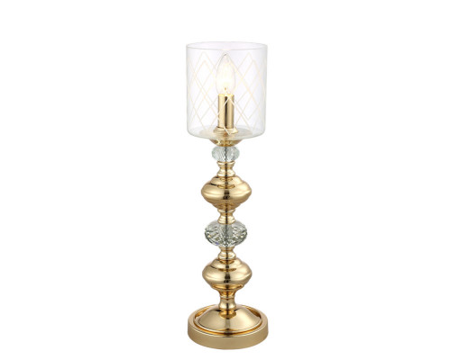 Оформить заказ Настольная лампа Crystal Lux GRACIA LG1 GOLD| VIVID-LIGHT.RU