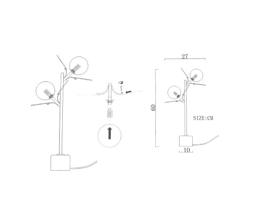 Сделать заказ Настольная лампа ImperiumLoft 191873-26| VIVID-LIGHT.RU