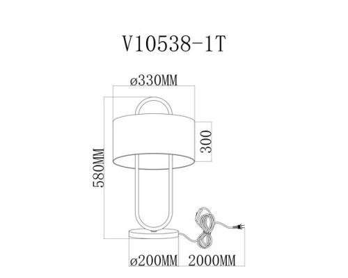 Сделать заказ Настольная лампа Moderli Moderli V10538-1T Palma| VIVID-LIGHT.RU