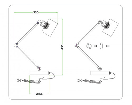 Заказать Настольная лампа Ambrella Light TR8152| VIVID-LIGHT.RU