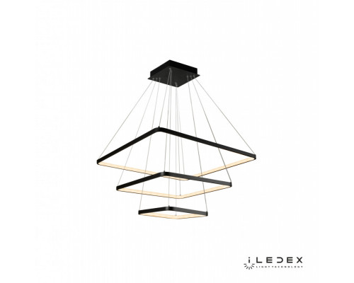 Купить Каскадная люстра iLedex 8153-700+500+300-D-T BK| VIVID-LIGHT.RU