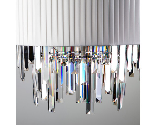 Купить Каскадная люстра Eurosvet 10122/6 хром/прозрачный хрусталь Strotskis Smart (10106/6)| VIVID-LIGHT.RU