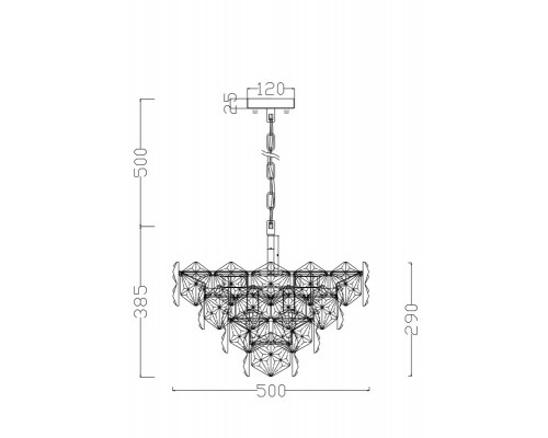 Сделать заказ Каскадная люстра Freya FR1004PL-09CH| VIVID-LIGHT.RU
