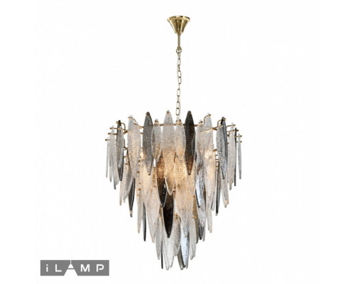 Купить Каскадная люстра iLamp P2543-8 GD| VIVID-LIGHT.RU